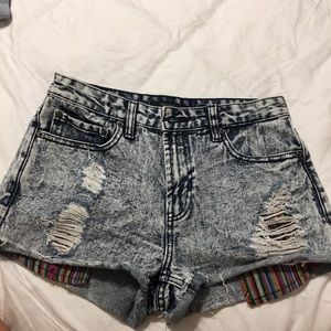 Denim cutoff shorts from Forever 21
